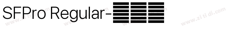SFPro Regular字体转换